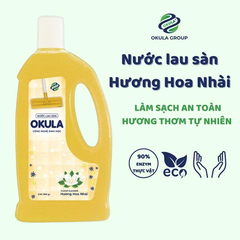 Nước Lau Sàn OKULA Hương Hoa Nhài 950gram