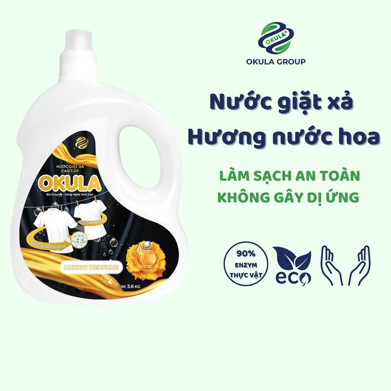 Nước Giặt Xả OKULA Hương Nước Hoa 3.6 KG