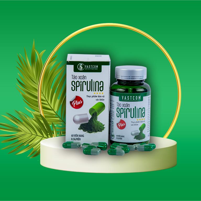 Tảo xoắn Spirulina Plus 60 viên nang